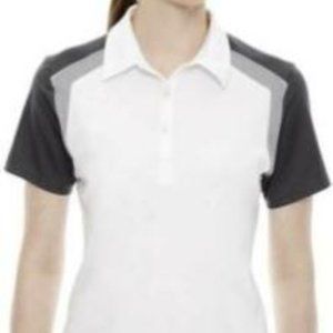 Ladies' Colorblock Polo Shirt-3XL (White)